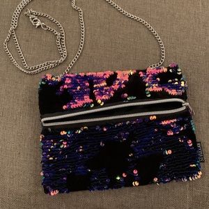 Holographic Sequin Crossbody Purse